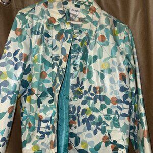 Chico's floral print jacket